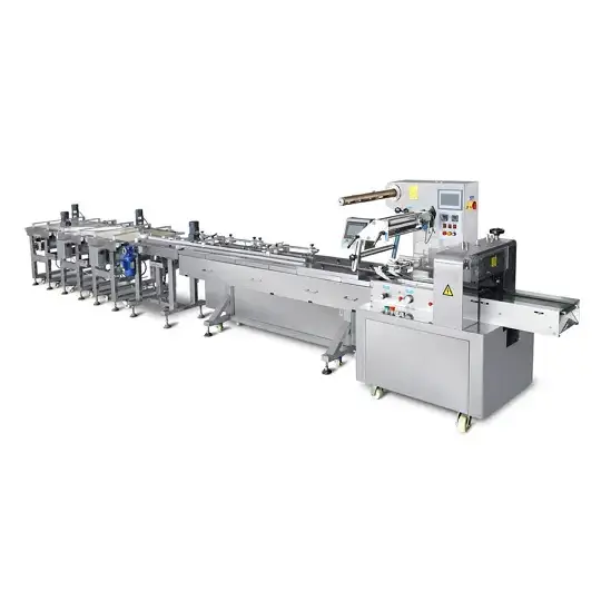 Automatisk fodrings- og emballageproduktionslinje Automatisk fodrings- og emballageproduktionslinje