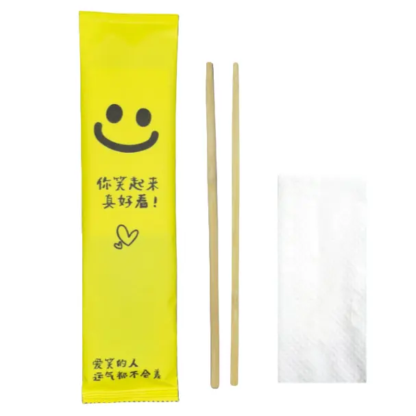 Napkins And Chopsticks Two Piece Packaging Machine